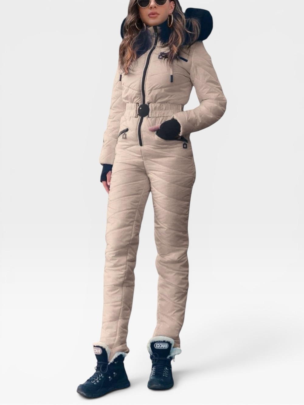 Yousify Ski Suit Winter Outdoor Sports Snowsuit Jumpsuits Jacket Size XL